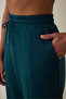 Silky Feel Brushed Dark Green Sweatpants - 4