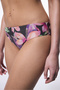 Briella Side Floral Buckle Slip Bikini Bottom - 3