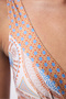 Della Ethnic Pattern Removable Covered Swimsuit - 4