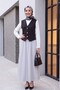 Black Scuba Vest - with Pocket Detail and Buttons - 4