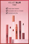 Velvet Blur Tint Velvet Finish Moisturizing Matte Lipstick - 03 Burnt Peach - Nude - 3