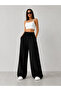 Women's 3-Piece Black Gray Navy Blue Two-Thread Oversize Sweatpants - 3
