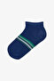 Boy's Bright Stripe 4-Piece Booties Socks - 3