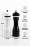 Ceramic Salt & Pepper Mill - Set of 2 Medium - 3