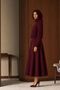 Burgundy Sequined Women's Jacket - Stylish Evening Outfit - 2
