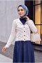 Pompom Openwork Buttoned Cardigan - 4