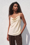 Strappy Blouse - Beige - 5