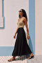 Flared Skirt - Black - 4