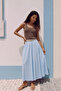 Flared Skirt - Baby Blue - 4