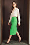 Straight Pencil Skirt - Light Green - 2