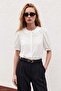 Collar Detailed Shirt - Ecru - 3