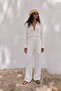 Belted Trousers - Ecru