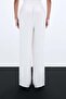 Loose Trousers with Pockets - Ecru - 6