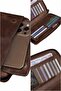 Signature 0133 Genuine Leather Premium Large Size Multi-Compartment Wallet with Plenty of Card Holders, Large Coin Compartment, Phone Section, Portfolio Hand Wallet, Men's Card Holder Wallet - 3
