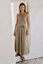 Belted Dress - Camel