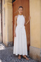 Belted Dress - Ecru - 2