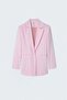 Linen Look Jacket - Pink - 5