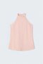 Halter Neck Blouse - Powder - 2