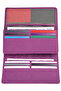 Women's 010 Genuine Leather Horizontal Premium Large Size Multi-Compartment Wallet with Plenty of Card Holders and Large Coin Compartment - 7