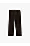 Cotton Waist-Tie Pocketed Loose Baggy Jean Trousers - 6