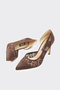 Tül Dantelli Kadın Stiletto - 4