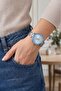 Crystal Glass Women Wristwatch Silver Blue Color Pl-1569B3X - 2