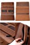 Women's 010 Genuine Leather Horizontal Premium Large Size Multi-Compartment Wallet with Plenty of Card Holders and Large Coin Compartment - 4