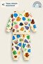 Kindergarten-Seashell Patterned Silky Suit 2-8 Years Old