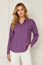 Plum Pocket Viscose Shirt 1500058