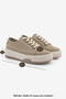 Women's Sneaker High Sole Lace-Up Sports Shoes Kotnel Camel Suede - 8