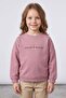 Teddy Bear Printed Oversize Girls' Sweatshirt - 2