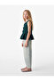 Crew Neck Sleeveless Bowknot Blouse - 3