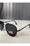 Damla Model Polarized Black Color Sunglasses - 3