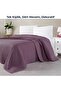 Waffle Honeycomb Patterned Single Bedspread - Seasonal, 160x230cm - 2