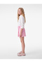 Brodeli Short Skirt with Bow Detail and Elastic Waistband - 2