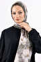 Flower Pattern Cotton Shawl, Imported Fabric, High Quality & New Season Shawl, Rosea Collection "Green-Stone" - 4