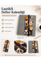 Dog Patterned Digital Print Elastic Notebook with Zippered Pen Holder - 2
