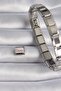 316L Steel Silver Color White Pink Ouma Embroidered Nomination Charm - 2