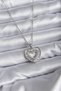 316L Steel Chain Silver Color Baguette Zircon Stone Women's Necklace