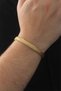 316L Steel Gold Color Straw Look Men's Bracelet - 3