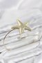 Sea Star Model Gold Color Brass Pazu Bracelet - 2