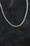 316L Steel Silver Color Foxtail Model Chain Men's Necklace