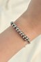 316L Steel Silver Color Oval Figured Bracelet - 2