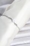 Brass Silver Color Flower Model Waterway Women's Bracelet