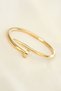 316L Steel Gold Color Nail Model Bracelet - 2
