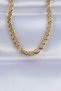 316L Steel Gold Color Barley Model Necklace