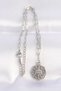 316L Steel Chain Silver Color Sun Necklace - 2