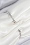 Brass Zircon Stone Butterfly Model Silver Color Women's Bracelet - 2