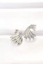 Brass Silver Color Earrings
