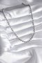 Brass Silver Color Heel Detail Women's Necklace - 2
